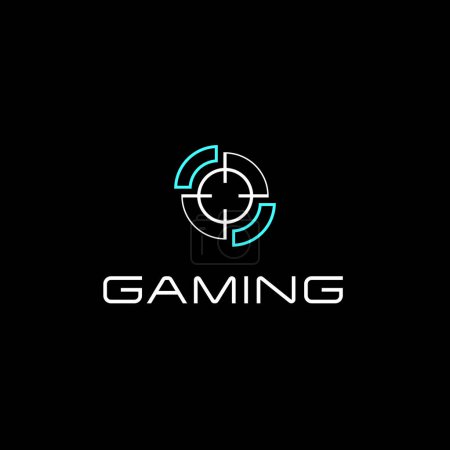 FPS Gaming Logo: A Sharpshooter's Logo for the Modern Gamer