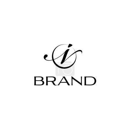 Letter I Luxury Logo eps2020