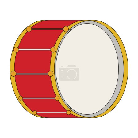 El latido del ritmo: un potente tambor de bajo