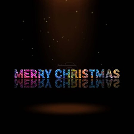 3D Animation Graphics Design, MARRY CHRISTMAS Text Effects.