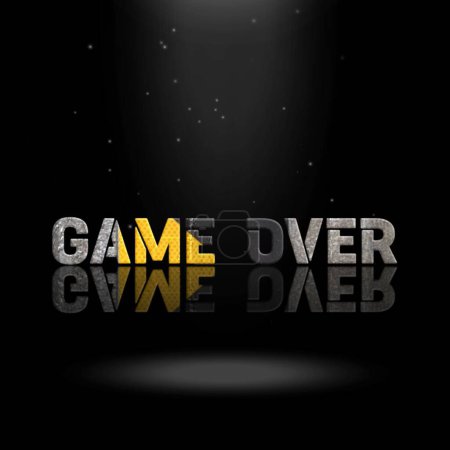 3D Animation Graphics Design, GAME OVER Text Effects.