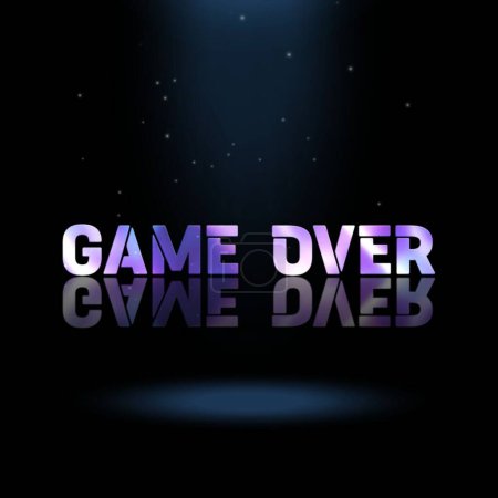 3D Animation Graphics Design, GAME OVER Text Effects.