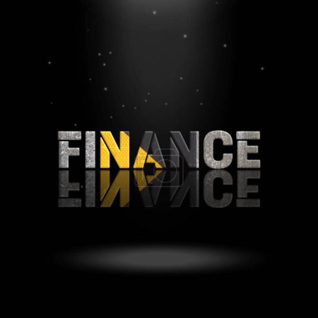 3D Animation Graphics Design, FINANCE Text Effects.