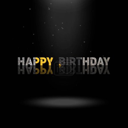 3D Animation Graphics Design, HAPPY BIRTHDAY Text Effects.