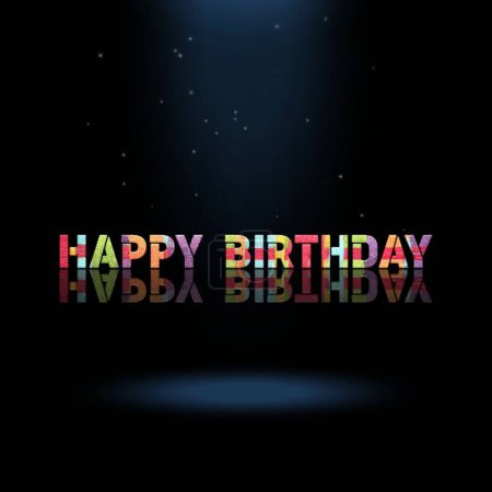 3D Animation Graphics Design, HAPPY BIRTHDAY Text Effects.
