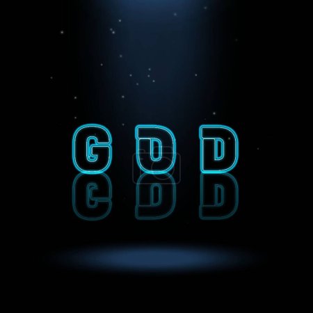 3D Animation Graphics Design, GOD Text Effects.