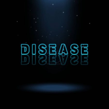 3D Animation Graphics Design, DISEASE Text Effects.