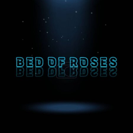 3D Animation Graphics Design, BED OF ROSES Text Effects.
