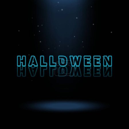 Photo for 3D Animation Graphics Design, HALLOWEEN Text Effects. - Royalty Free Image