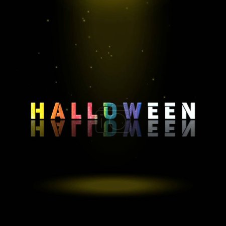 3D Animation Graphics Design, HALLOWEEN Text Effects.