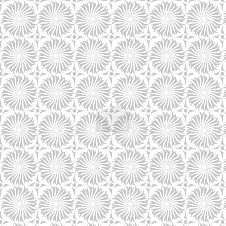 Vector seamless geomatrical floral pattern for background, textures, fabric, print, textiles, wrapping... Elegant seamless decorative pattern.
