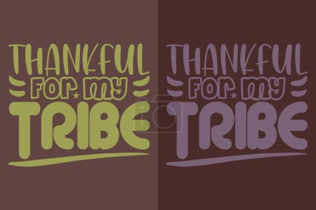 Thankful For My Tribe, Thankful, Thankful Shirt, Fall Shirt, Fall Vibes, Hello Pumpkin, Thanksgiving T-Shirt, Cute Thankful, Fall T-Shirt, Grateful Shirt, Heart T-Shirt, Family Shirt, Women's Thanksgiving T-Shirt, Thanksgiving Vacation Shirt