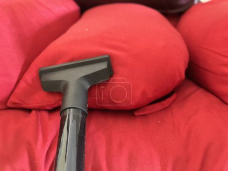 Clean the room and objects using a vacuum cleaner