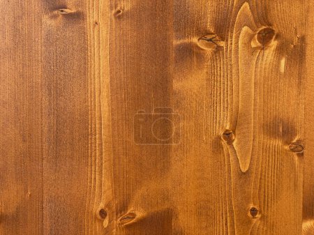 Foto de Fondo texturizado de madera marrón. Textura tablones de madera - Imagen libre de derechos