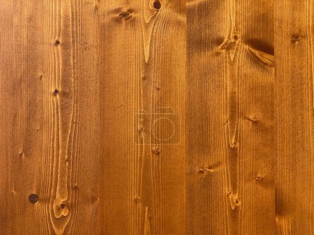 Foto de Fondo texturizado de madera marrón. Textura tablones de madera - Imagen libre de derechos