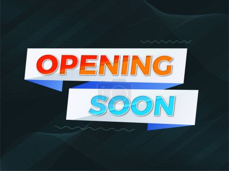 Opening Soon Banner Design Background Template with Editable Tex