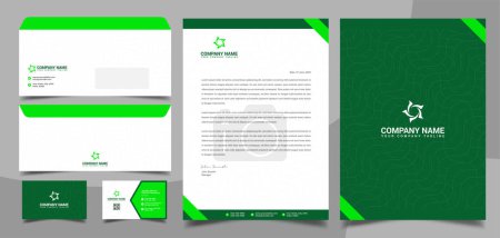 Green Corporate business brand identity - stationary design