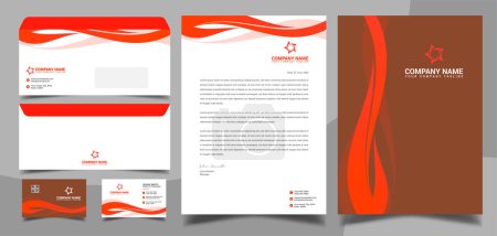 Corporate business brand identity - stationary design
