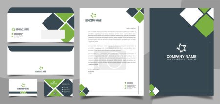 Financial Flair: Elevating Your Stationary Game Corporate brand identity, stationary, letterhead, business card, envelope