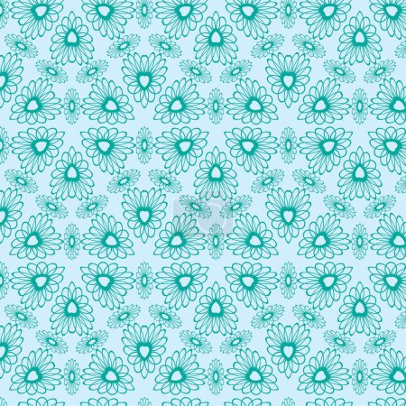 Fondo de patrón floral abstracto, patrón de lujo, ilustración vectorial elegante