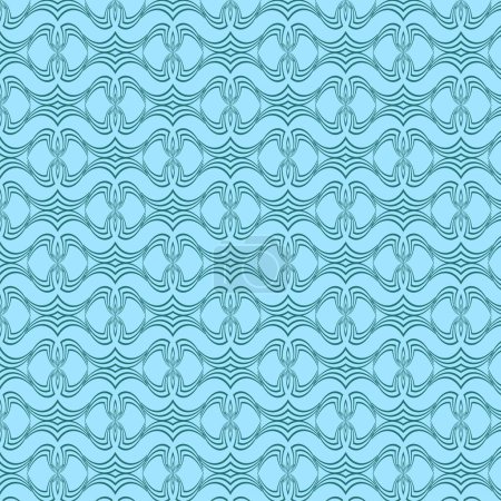 Vector seamless pattern. Modern stylish abstract texture. Repeating geometric shapes from striped elements