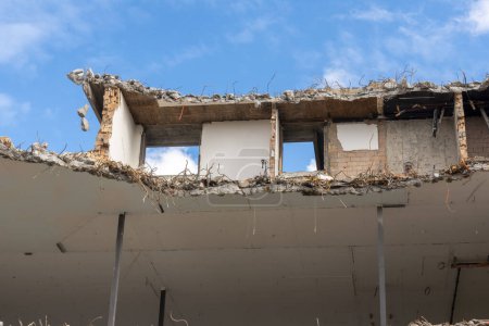Photo for Demolition of a building - Royalty Free Image