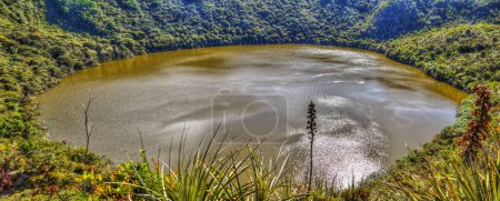Photo for The Guatavita Lagoon. Where the legend of "El Dorado" was born. - Royalty Free Image