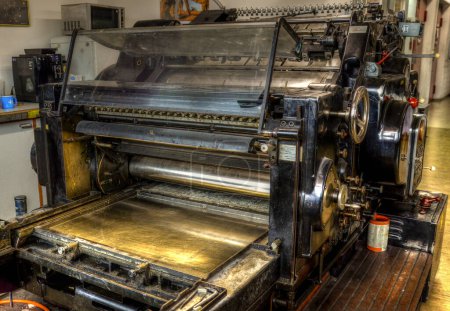 Photo for Old vintage press machine - Royalty Free Image