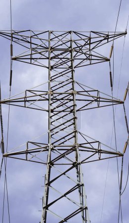 high voltage electrical power tower