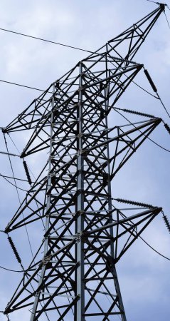 high voltage electrical power tower
