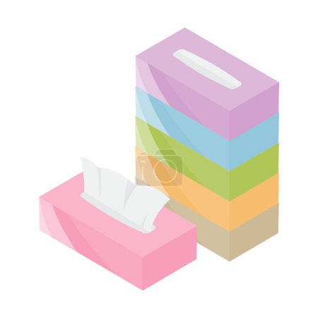 5 pack box tissue set