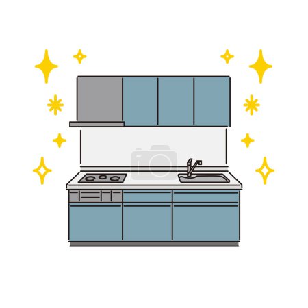 Housing equipment: System kitchen (built-in IH cooking heater)