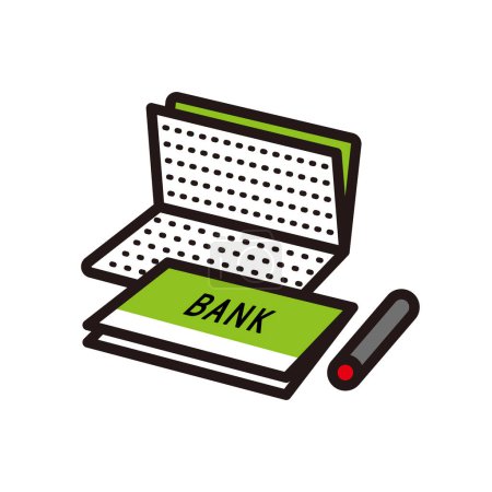 Money related: bankbook and seal