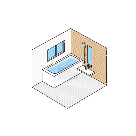 Bath: System bath (isometric)