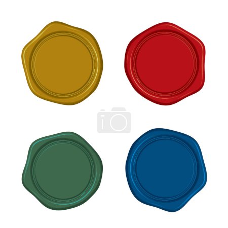 Material: Antikes Siegellack (Set mit 4 Farben))
