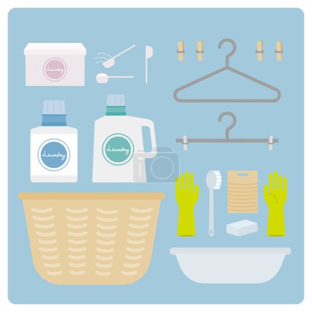 hand wash laundry set