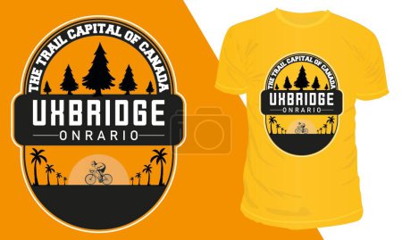 die trail hauptstadt von canada uxbridge onrario T-shirt design