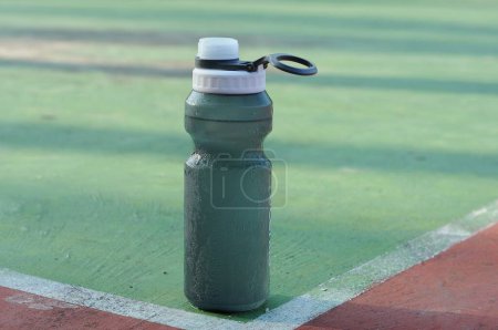 Photo for Water bottle in the stadium - Royalty Free Image