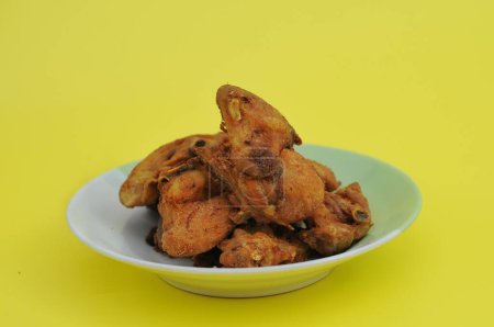 Photo for Fried chicken with sauce - Royalty Free Image