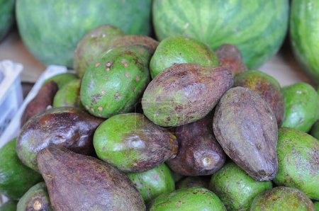Photo for Fresh avocado for street food in the market - Royalty Free Image