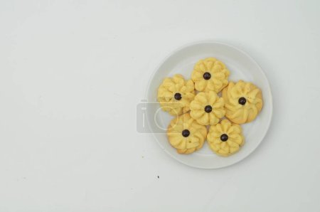 Foto de Pasteles de jeringa al horno para platos Eid - Imagen libre de derechos