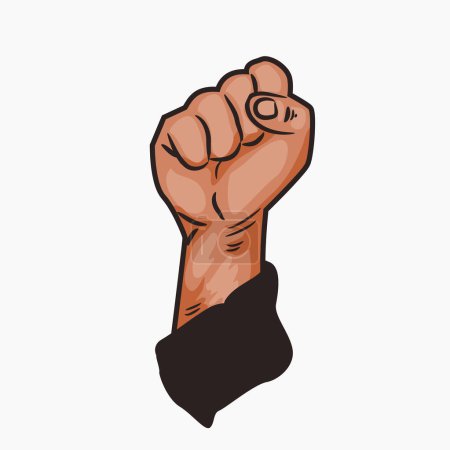 Illustration for Hand fist fist icon vector illustration graphic design - Royalty Free Image