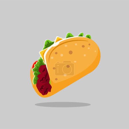 Ilustración de Icono de vector de comida mexicana - Imagen libre de derechos