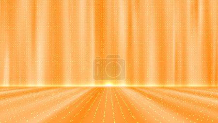 Background with golden stripes and gold colored dots full screen