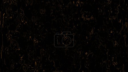 Abstract black background golden lines full screen gold color