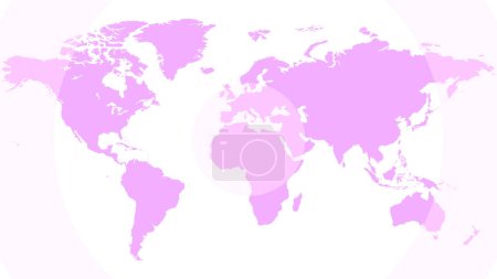 Foto de Fondo de noticias abstracto con diseño de textura de mapa de mundo rosa fondo blanco - Imagen libre de derechos