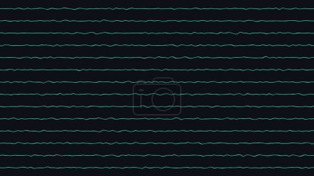 Abstract striped black background with green lines full screen design waves texture black background