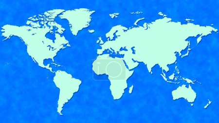 Abstrakte Nachrichten Hintergrund blau Weltkarte mit Wasser-Effekt Textur Vollbild-Design Hintergrund