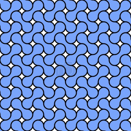 Ilustración de Patrón geométrico sin costura motivo abstracto - Imagen libre de derechos