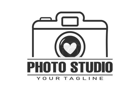 Creative Photography Typography Logo, Unique Typographic Logo Design, Stylish Photography Logo, Modern Photographer Typography Logo, Camera Vector, Photography Typography Logo, Photography Typography Design, Digital Download, Branding Design